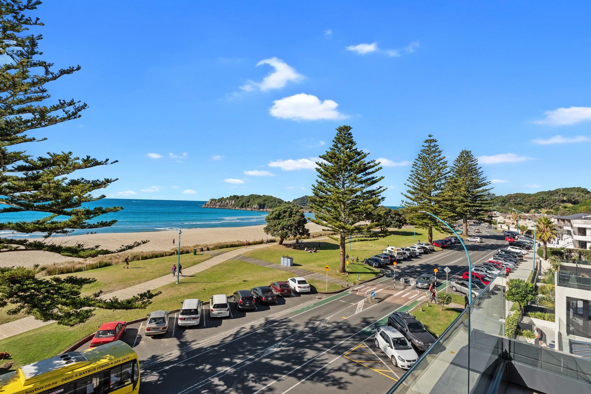 Pavilion Beachfront Apartments Mount Maunganui Eksteriør bilde