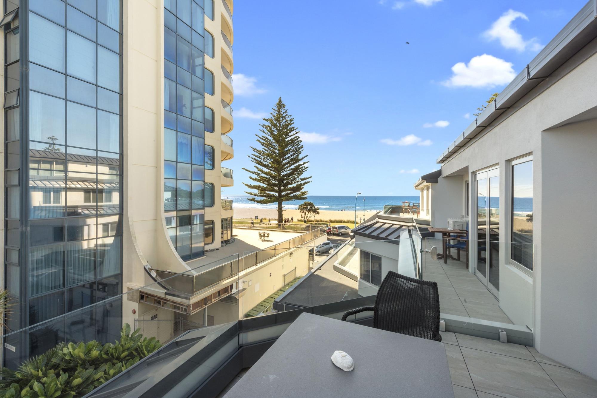 Pavilion Beachfront Apartments Mount Maunganui Eksteriør bilde