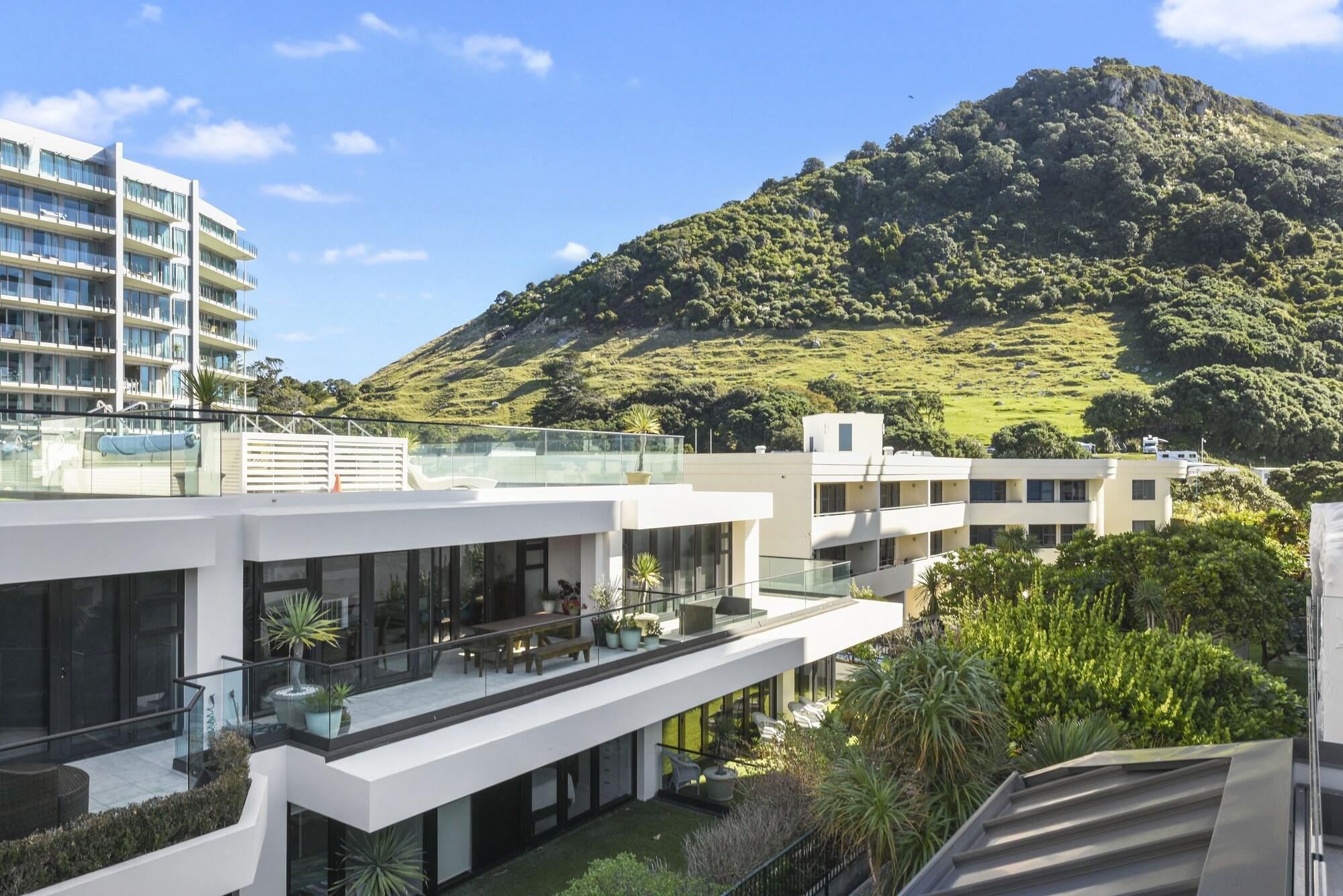 Pavilion Beachfront Apartments Mount Maunganui Eksteriør bilde