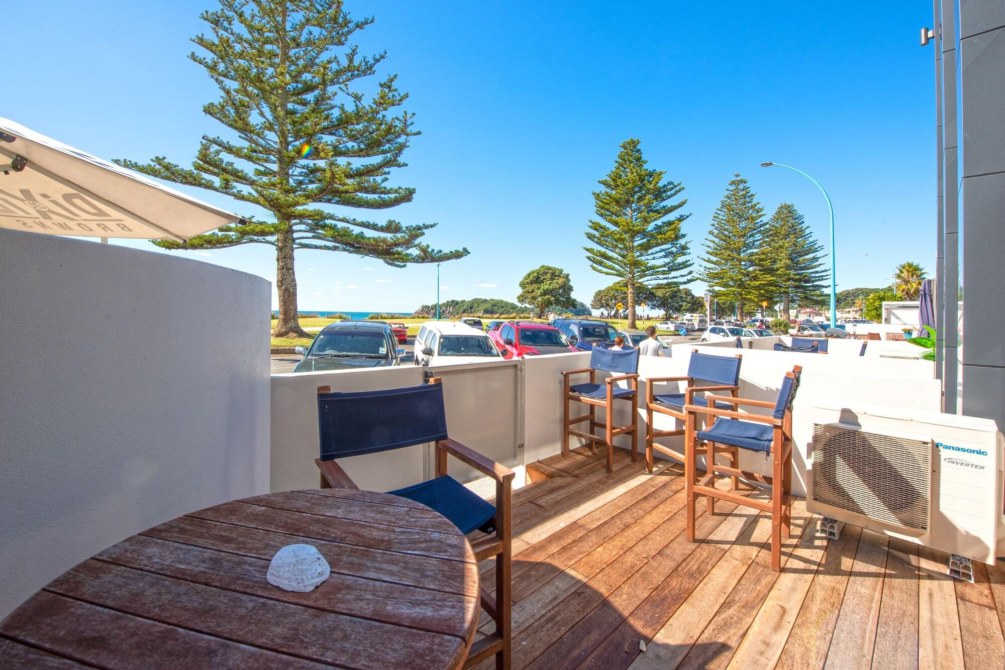 Pavilion Beachfront Apartments Mount Maunganui Eksteriør bilde