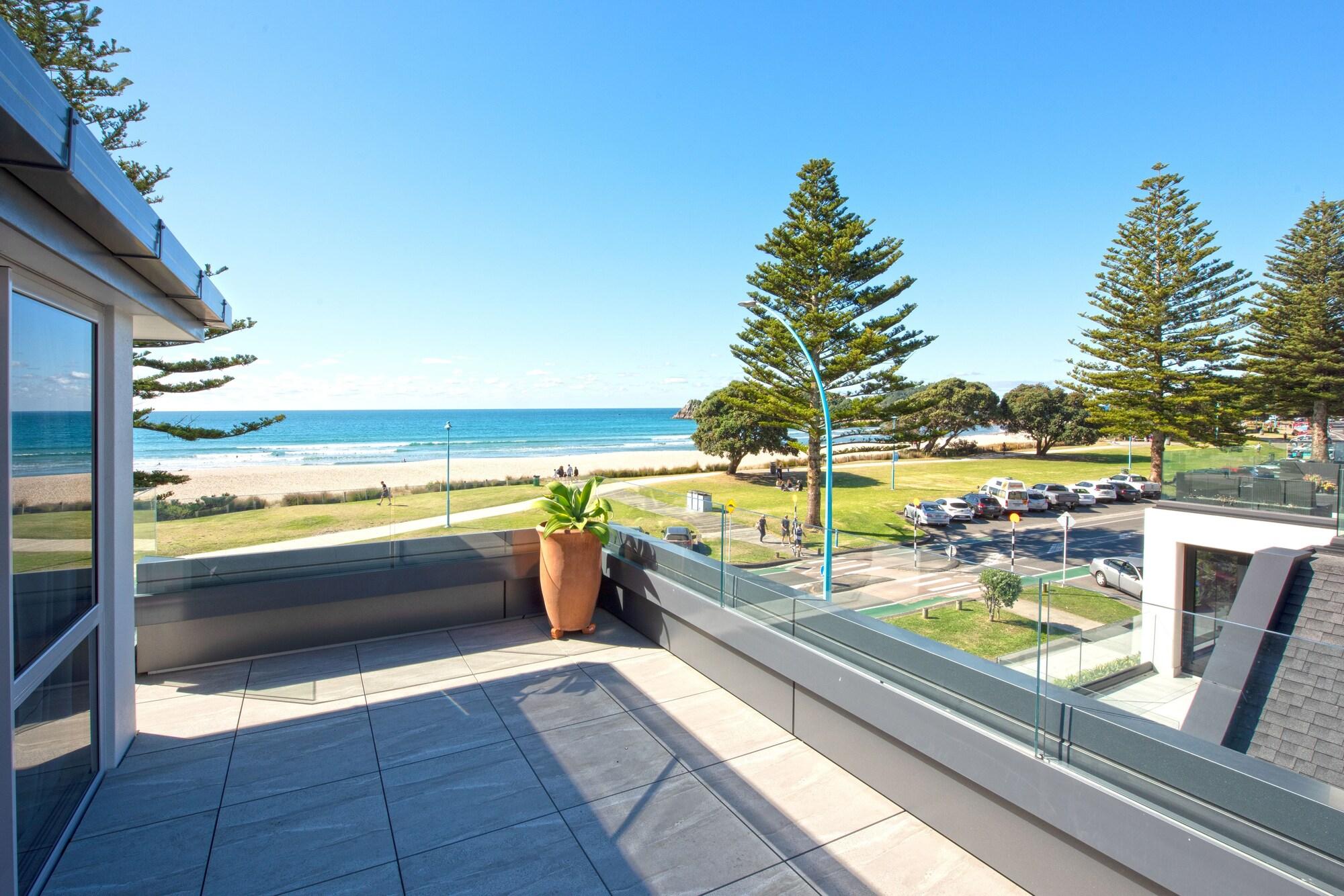 Pavilion Beachfront Apartments Mount Maunganui Eksteriør bilde